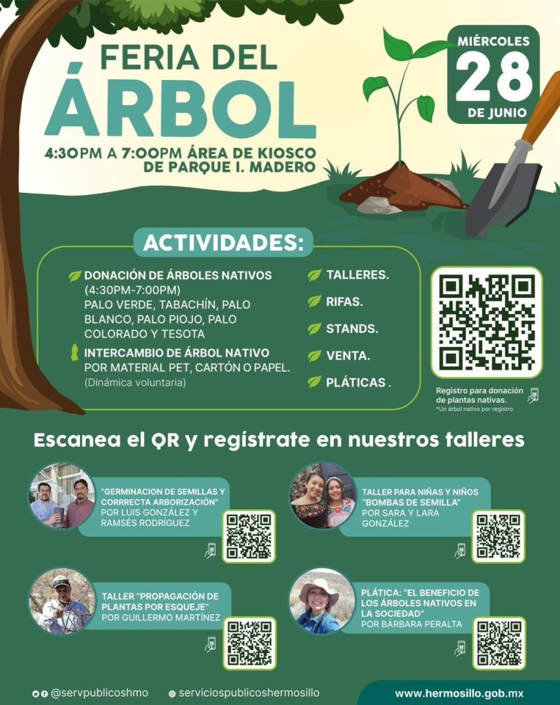 Celebrará Vivero Municipal la Feria del Árbol con donación de especies vegetales
