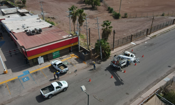 Trabajan en recuperar la energía eléctrica en el valle y casco urbano de Guaymas