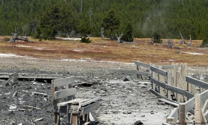 Explosión hidrotermal en Yellowstone